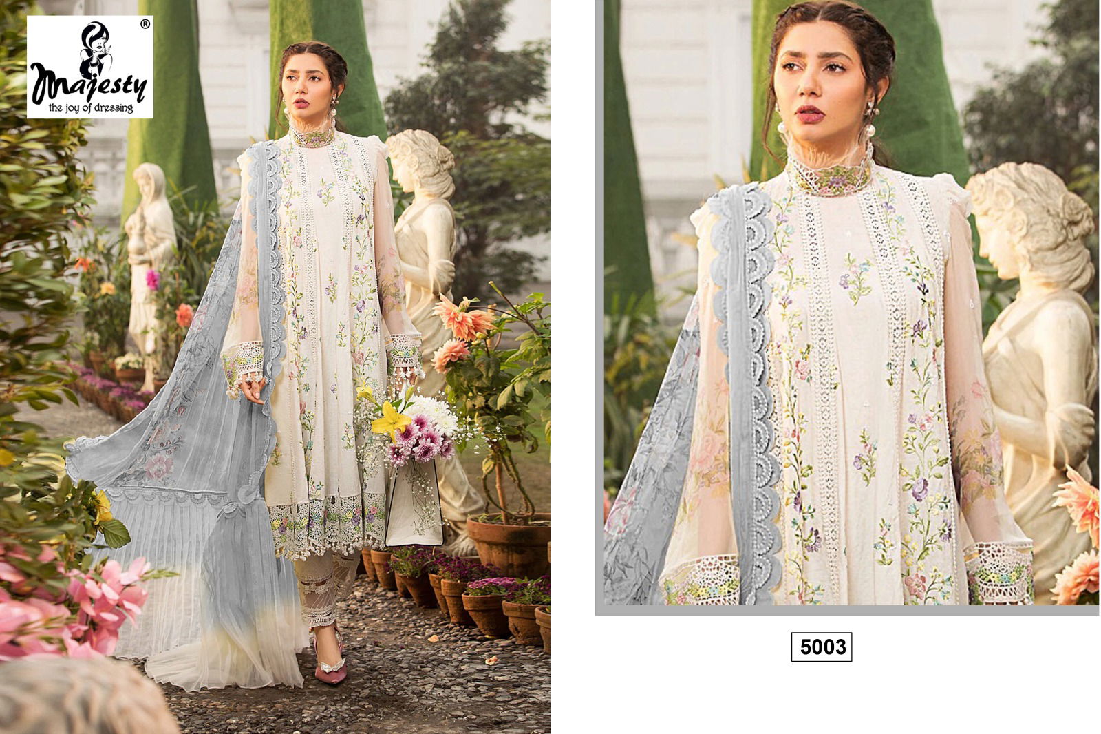 Majesty Maria Super Hit Designer Cotton Wholesale Pakistani Dress Material Catalog